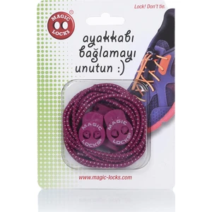 Magic Locks Akıllı Bağcık Yuvarlak- FUŞYA-10A1