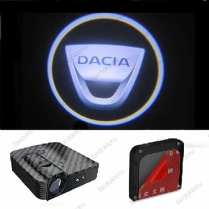 Özdemir Aksesuar Dacia Kapı Altı Işıklı LED Logo Pilli