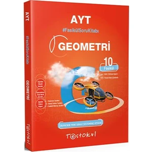 Test Okul Yayınları Üniversite Hazırlık Fasikül Soru Kitabı AYT Geometri - 10 Fasikül