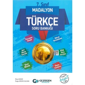Gezegen Yayıncılık 7.Sınıf Madalyon Türkçe Soru Bankası