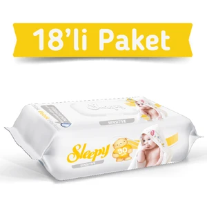 Sensitive Islak Havlu Mendil 90'lı 18'li 1620 Yaprak