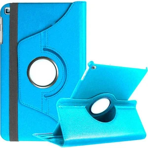 Case 4U Samsung Galaxy Tab A 8 SM-T290 Kılıf 8.0" Dönebilen Standlı Tablet Arka Kapak Mavi
