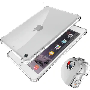 Case 4U Apple iPad 7/8. Nesil Kılıf 10.2" Süper Silikon Tablet Arka Kapak Şeffaf