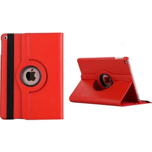 Case 4U Apple iPad 7/8. Nesil Kılıf 10.2" Dönebilen Standlı Tablet Arka Kapak Kırmızı