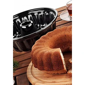 Life Çarşı Emaye Kek Kalıbı Ortası Göbekli Dilim