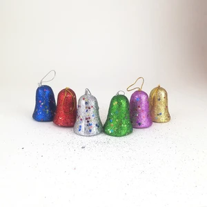 GENC DIJITAL BASKI Yılbaşı Süsleri Renkli Çanlar 6 Adet