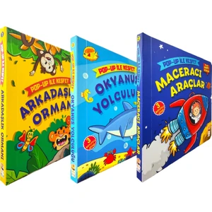 Pop Up İle Keşfet Seti - Üç Kitap