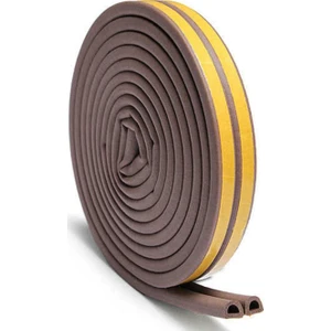 Exiz Ticaret Kapı Pencere Izolasyon Bandı Kapı Altı Rüzgar Önleyici Kahverengi