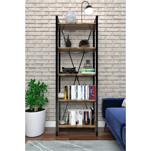Ares Metal Kitaplık Dekoratif Raf 180X60 cm