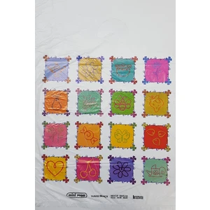 Kareler Desenli Mini Hışır Çanta Poşet 14 Mic 30 x 45 cm 100'LU