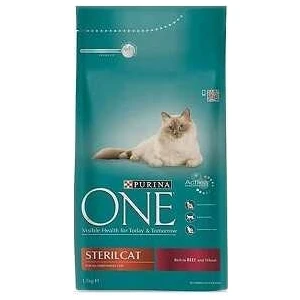 One Sığır Etli Kısırlaştırılmış Kedi Maması 1,5 kg