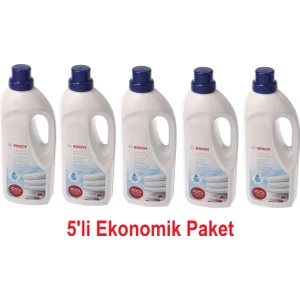 Beyazlar için Çamaşır Makinesi Deterjanı 1,25 lt x 5'li Eko Paket