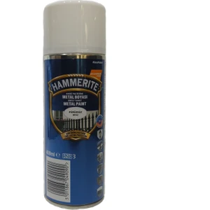 Hammerite Direkt Pas Üstü Pürüzsüz Metal Boyası Sprey Beyaz 400 Ml