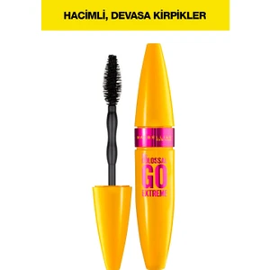 Maybelline New York Colossal Go Extreme Ekstra Siyah Maskara