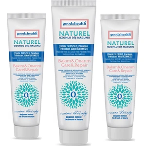 Good & Health  Naturel Ozonlu Diş Macunu 3'lü Paket