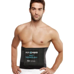 Hot Power Belt Technology Termal Sauna Bel Korsesi Termal Kemer Siyah