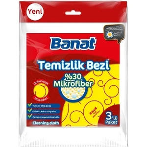 Bella  Mikrofiberli Temizlik Bezi 3'lü