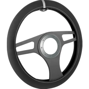 Direksiyon Kılıfı Alcantara Tek Çizgi Gri