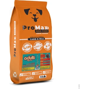 Kuzu Etli Köpek Maması 15 Kg.