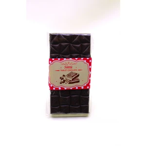 Dark Brown Sade Sütlü Tablet Çikolata 100 gr