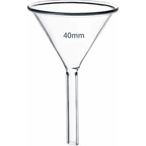 Huni Kısa Saplı 60 ° Borosilikat 40 mm