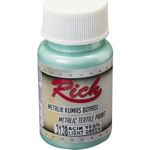 Metalik Kumaş Boyası 50 cc Açık Yeşil 3138