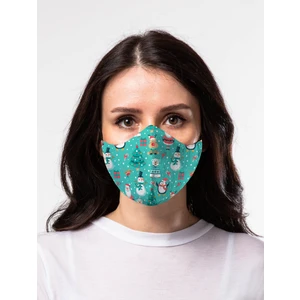 Duo Yetişkin Yıkanabilir Yılbaşı Serisi Kumaş Maske
