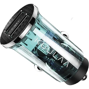 3.4A 17W Hızlı Şarj Şeffaf Mini Dual USB Araç Şarj Başlık AL-33001