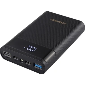 Haweel Diy 4X18650 Dijital Göstergeli Pil Powerbank kutusu Dual Grişli Type c AL-33086