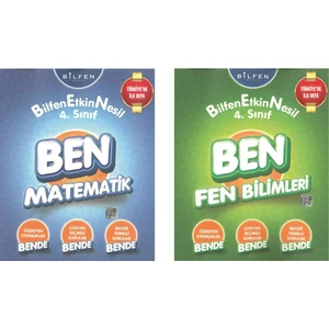 Bilfen Yayınları 4. Sınıf Ben Serisi Matematik-Fen Set