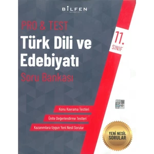 Bilfen Yayınları 11. Sınıf Pro&Test Türk Dili ve Edebiyatı Soru Bankası