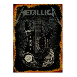 Metallica Dark Hediyelik Ahşap Tablo