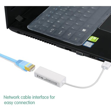 Wozlo USB Ethernet Kartı Apple Macbook Uyumlu Kablolu Fiyatı
