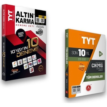 Altin Karma Tyt Deneme A Yayin Son 10 Yil Cikmis Sorular Kitabi