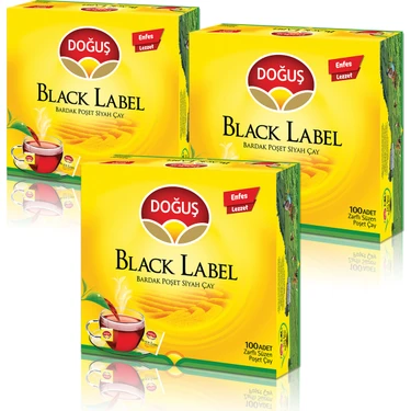 Doğuş Black Label Bardak Poşet Çay 100'lü x