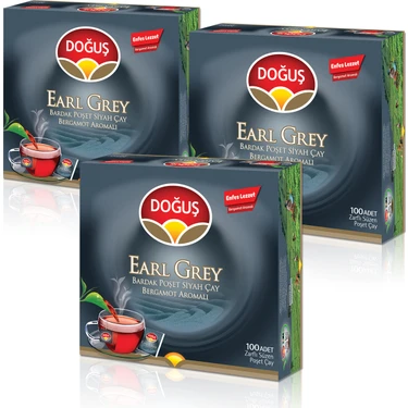 Doğuş Earl Grey Bardak Poşet Çay 100'lü 2 gr x