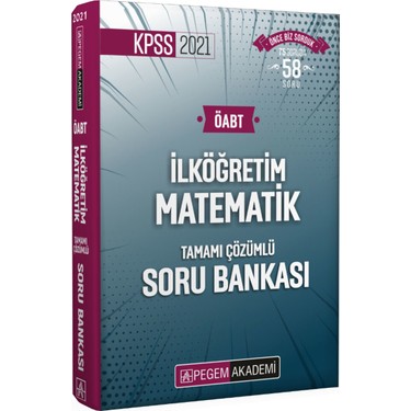Pegem Akademi 2018 Kpss Gy Gk Matematik Geometri Tamami Cozumlu Soru Bankasi 2 El Komisyon Kitap Kitantik 174190500057