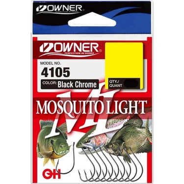 Owner Mosquito Light Black Chrome Olta Iğnesi Fiyatı