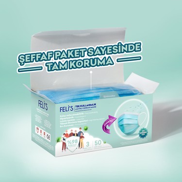 Feli S 3 Katli Meltblown Antimikrobiyal Filtreli Fiyati Feli S 3 Katli Meltblown Antimikrobiyal Filtreli Fiyati