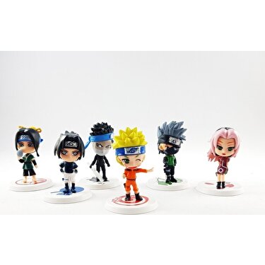 Bandai Naruto Action Figure 6 Li Anime Manga Figur 7 Cm Set Fiyati