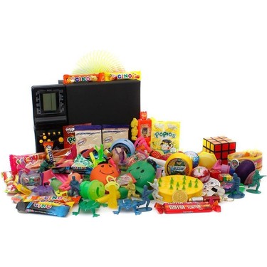 Nostaljik Lezzetler Ozel Gida Ve Oyuncak Kutusu Siyah Fiyati