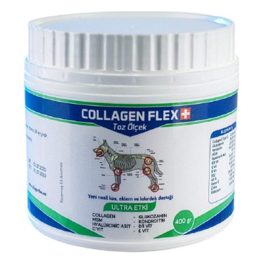 Collagen Flex Toz 400 Gr 1 Adet Kopekler Icin Kas Fiyati