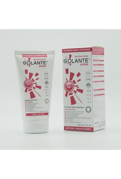 Solante Acnes Spf 50+ Losyon 150 ml