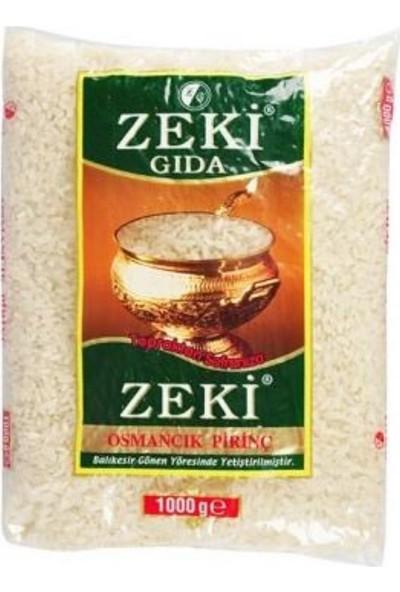 Zeki Gıda Zeki Osmancık Pirinç 1000 gr