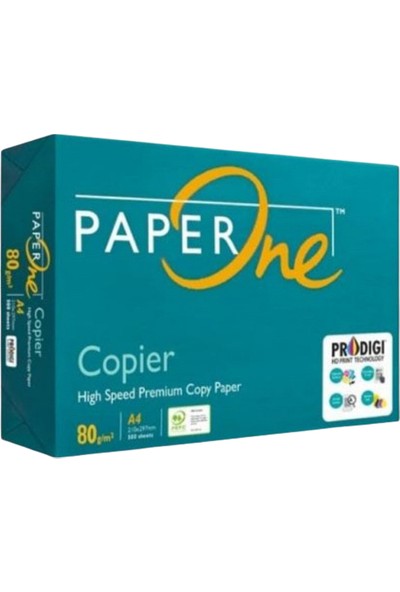 Paper One - A4 Fotokopi Kağıdı 80 gr - 1 Koli Içinde 5 Paket