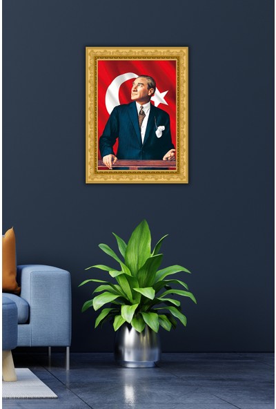 4K Medya Mdf Tablo Mustafa Kemal Atatürk