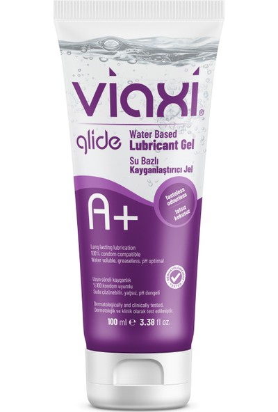 Viaxi Glide A+ (Ekstra) Kayganlaştırıcı Jel Su Bazlı 100 ml