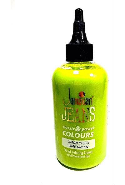 Jamaican Jeans Color Saç Boyası Limon Yeşili BOYA1006
