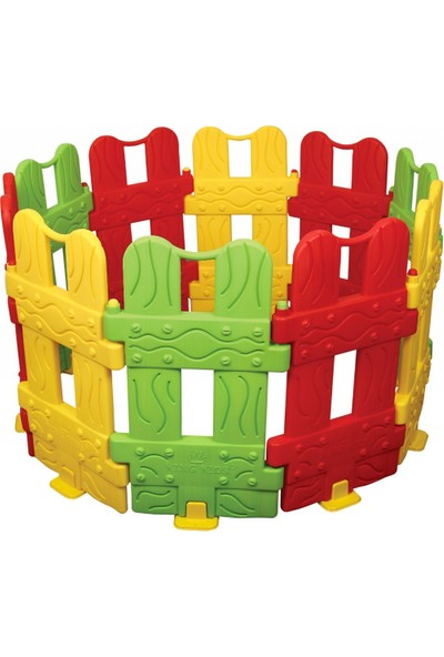 King Kids Bahçe Oyun Çiti 10 Parça