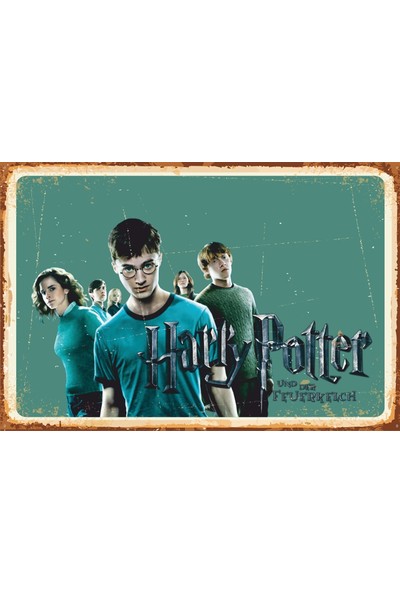 Atc Harry Potter Sahne Retro Vintage Ahşap Poster